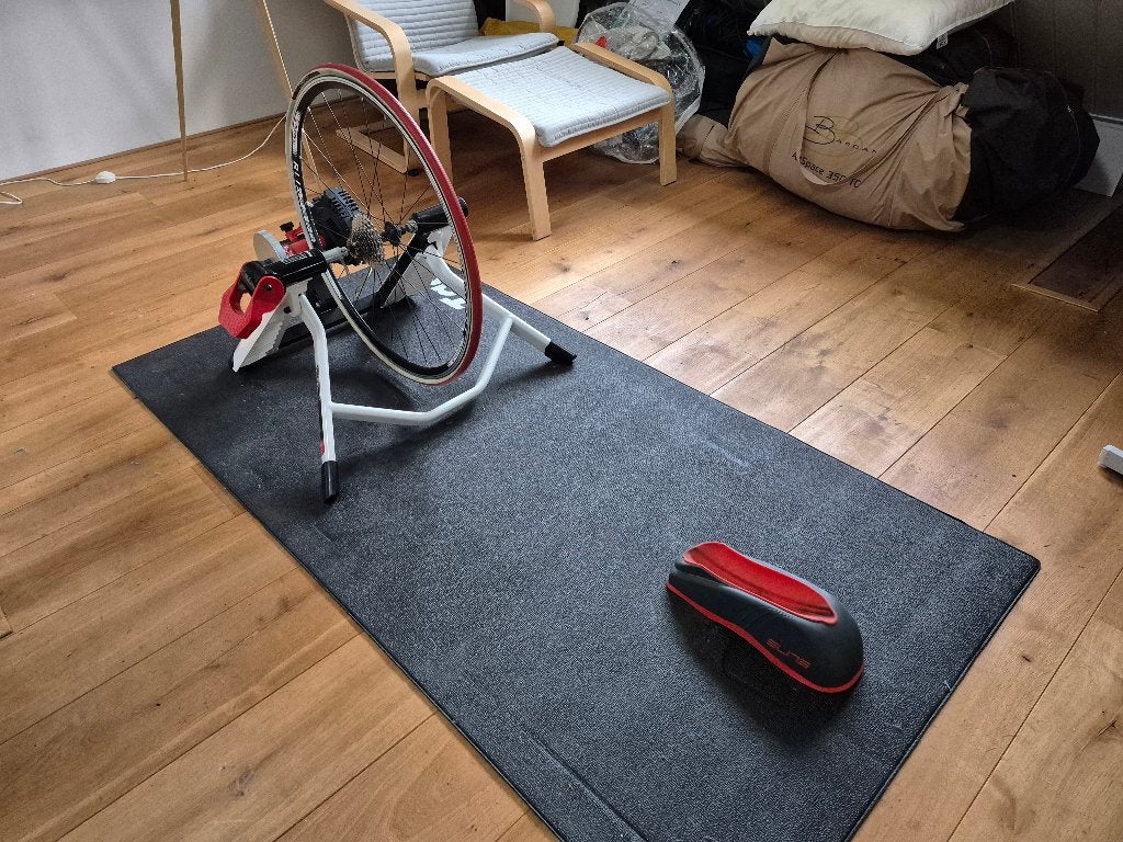 Elite Rampa fietstrainer met trainerwiel en mat, Ophalen, Gebruikt, Overige typen