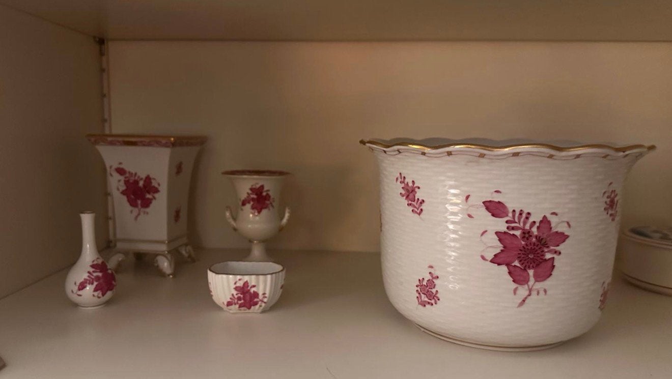 5x originele Herend Apponyi Purple AP, Ophalen of Verzenden