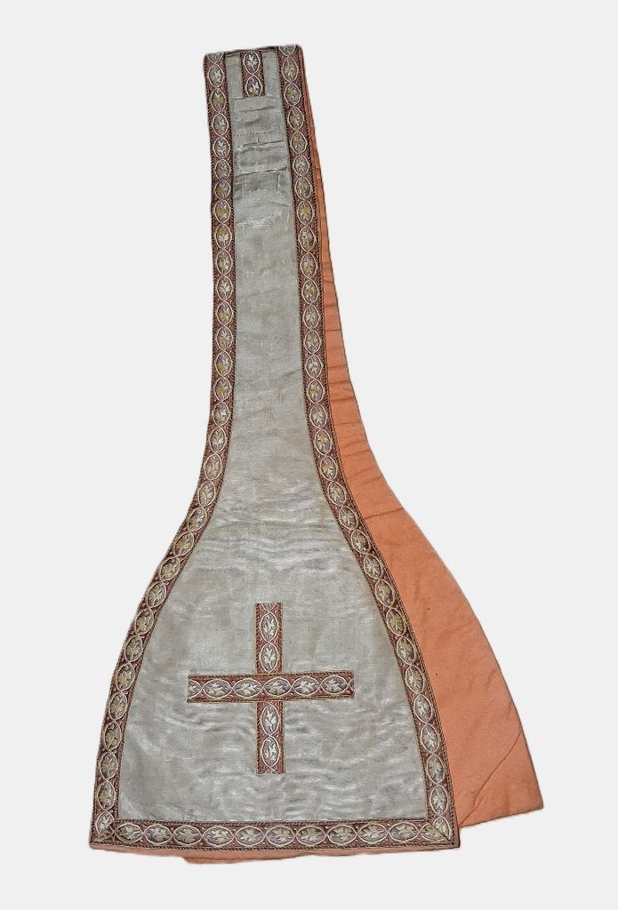 RK Priester stola parament kazuifel  religieus antiek 19e, Antiek en Kunst, Ophalen of Verzenden