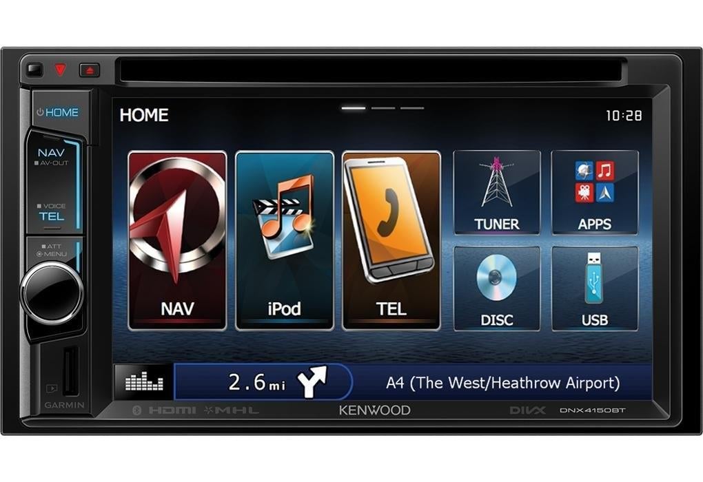 Kenwood DNX4150BT autoradio 2 DIN Carkit USB HDMI., Auto diversen, Ophalen of Verzenden