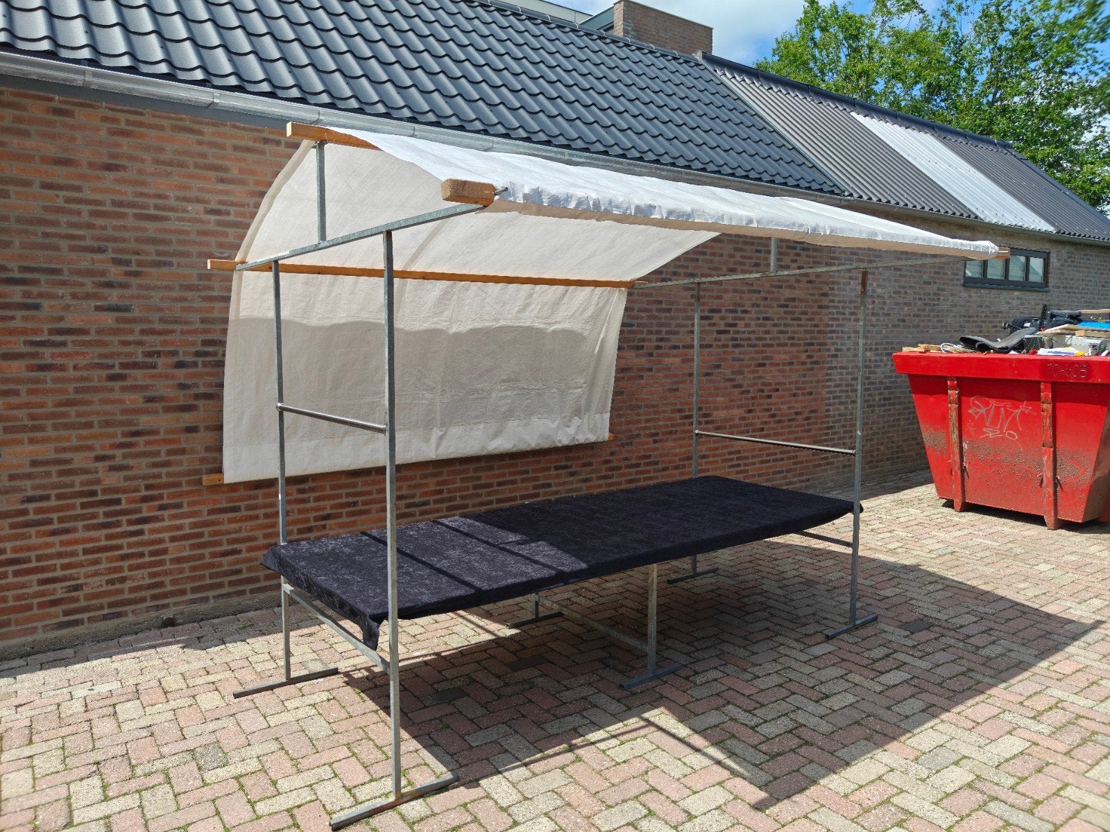 Marktkraam met dakzeil, Ophalen, Opvouwbaar, Overige typen, Minder dan 4 meter