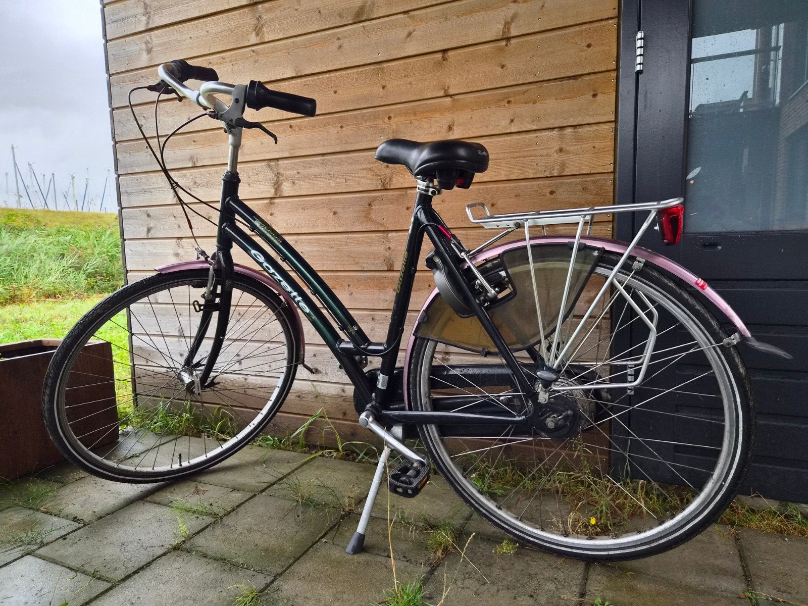 Gazelle damesfiets, gebruikt, met versnellingen, Fietsen en Brommers, Fietsen | Dames | Damesfietsen, Ophalen, Gebruikt, Velgrem