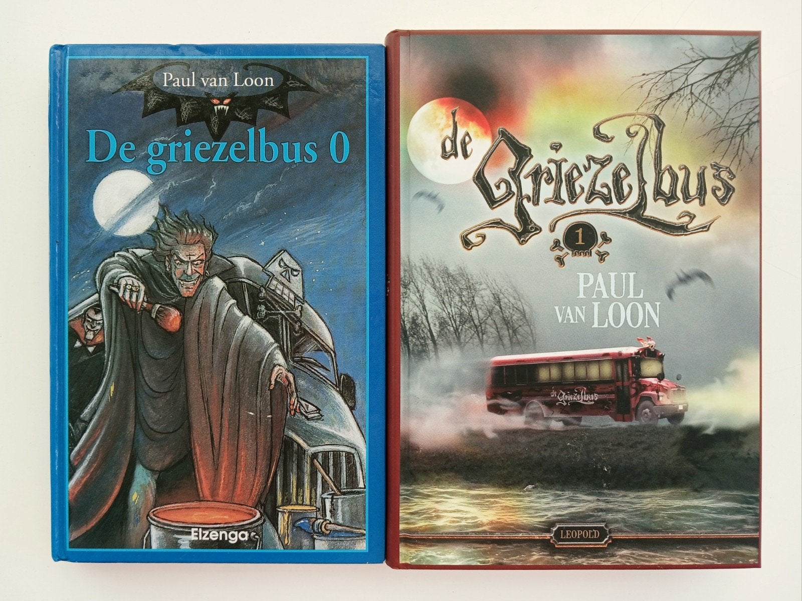 De Griezelbus deel 0 en 1 - Paul van Loon | In 1 koop €4, Ophalen of Verzenden, Gelezen, Paul van Loon