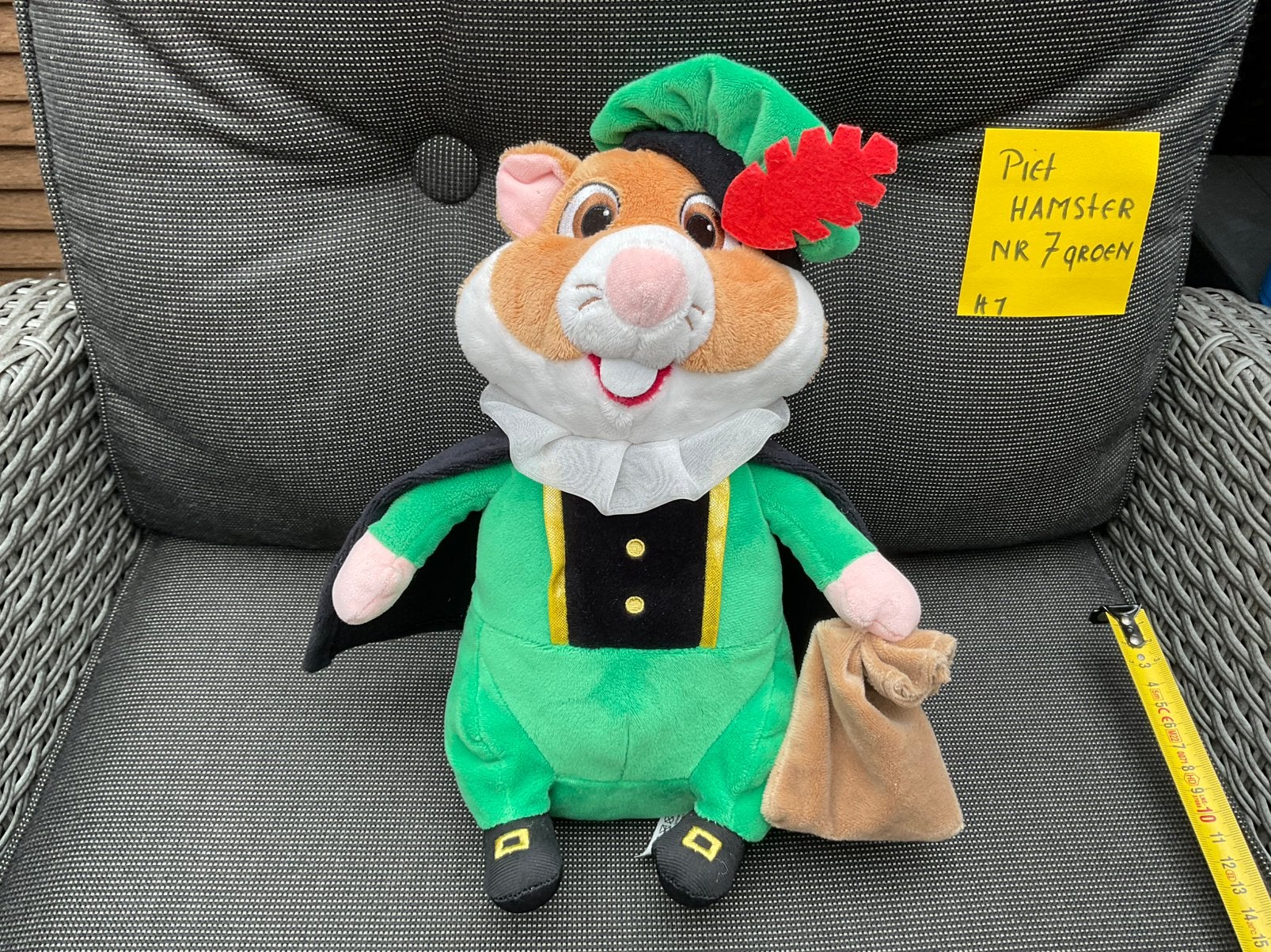 Nieuwe zgan zwarte Piet hamster groene outfit. Albert Heijn, Albert Heijn, Ophalen