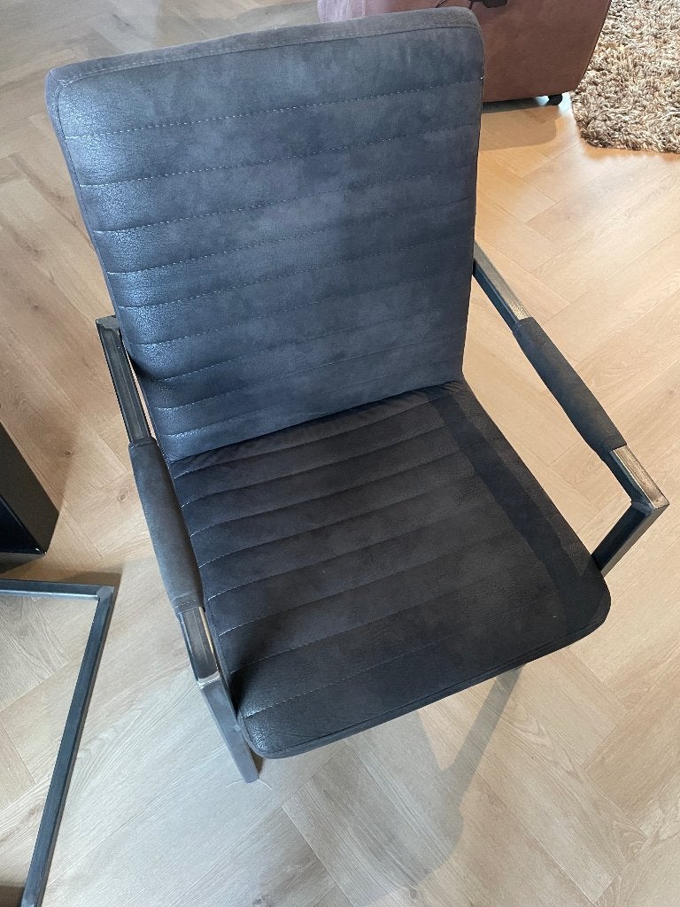 Eettafelstoelen, Ophalen, Gebruikt, Vier, Metaal