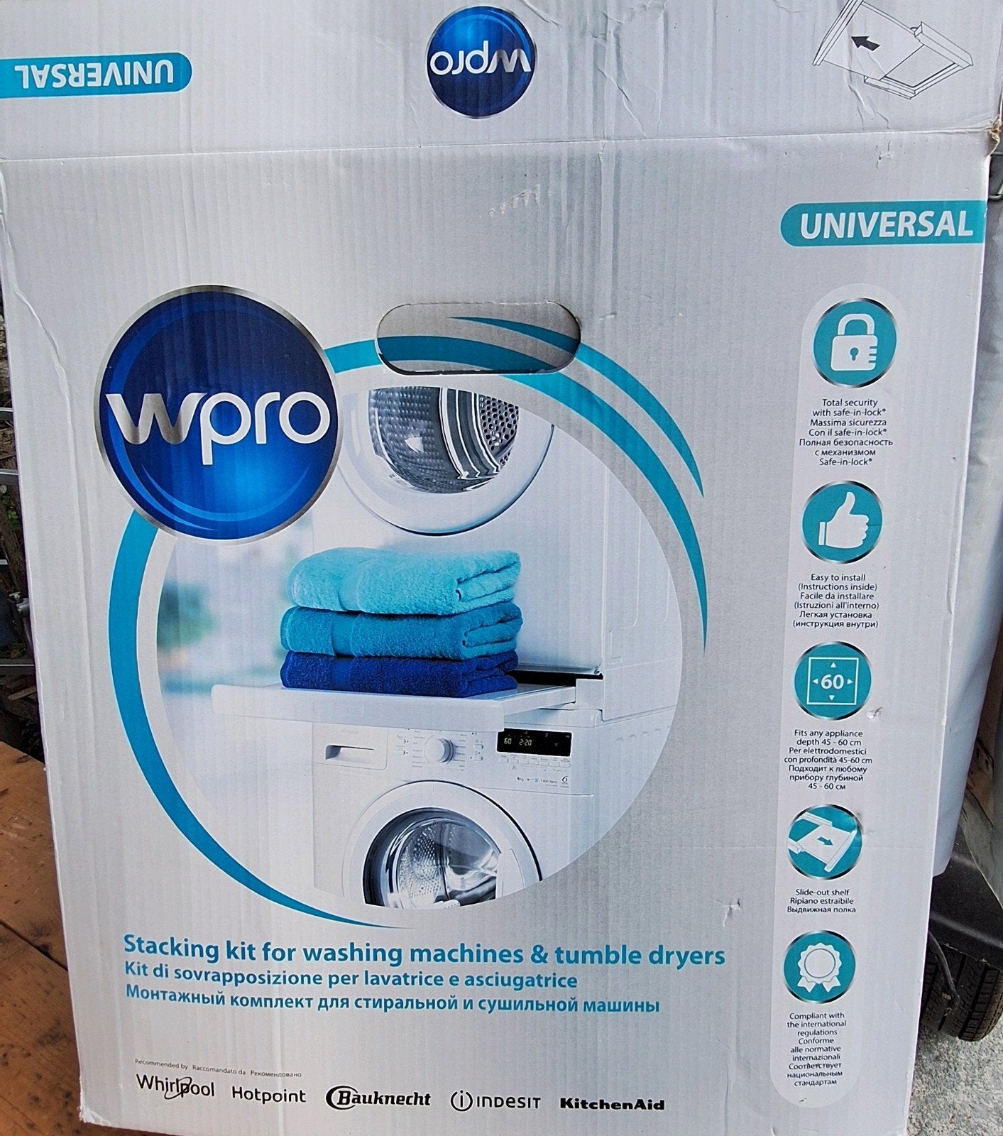 WPRO SKS101 Stapelkit met uitschuifbare lade, Ophalen, Nieuw