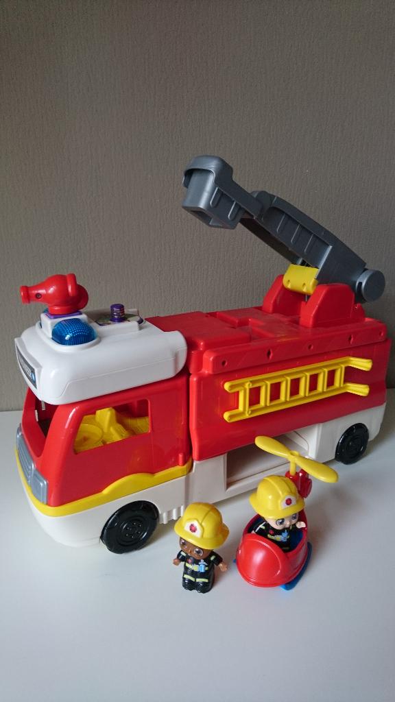 VTech 2 in 1 brandweerwagen, Ophalen of Verzenden, Zo goed als nieuw, 2 tot 4 jaar