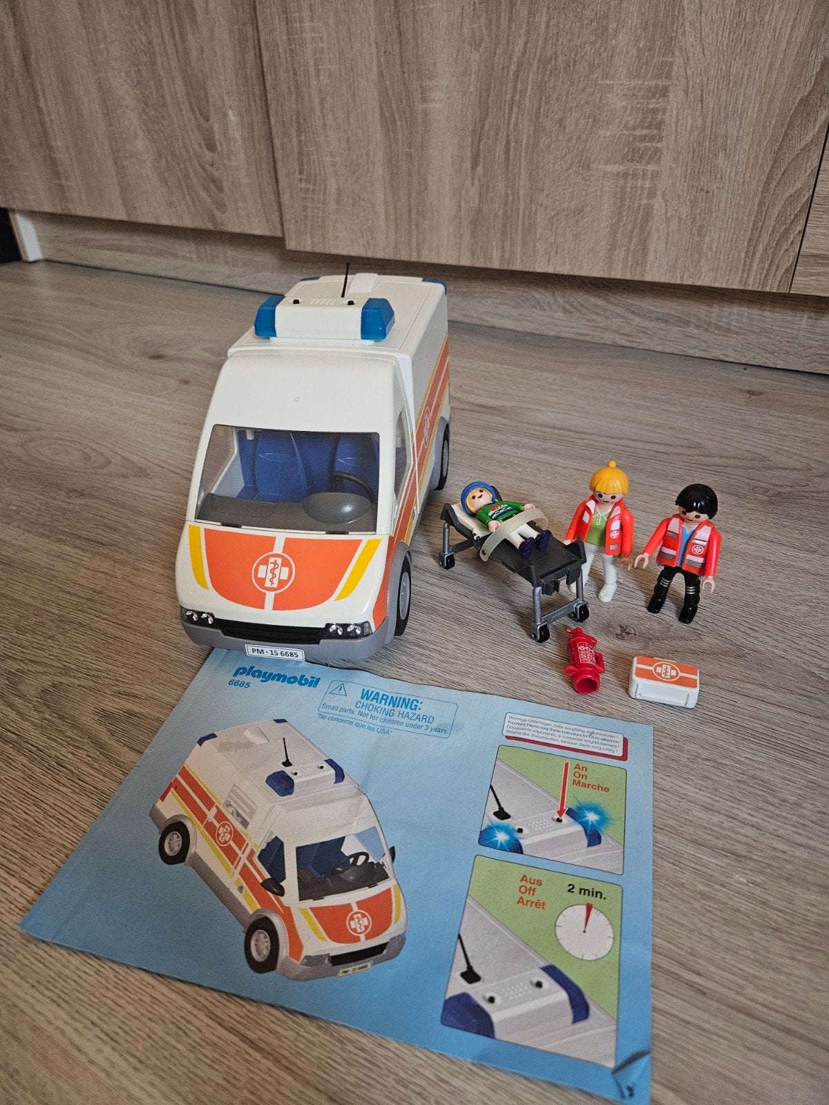 Playmobil 6685, ambulance, Complete set, Voertuig, Ophalen of Verzenden, Zo goed als nieuw