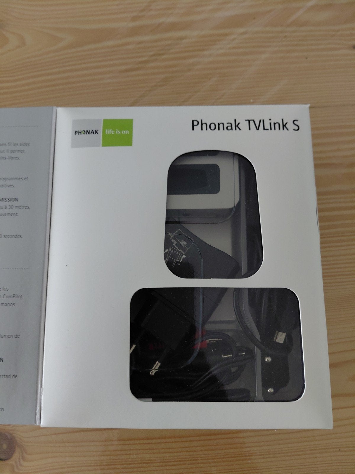 Phonak TVLink S - Draadloze TV-zender voor hoortoestellen, Ophalen of Verzenden, Nieuw