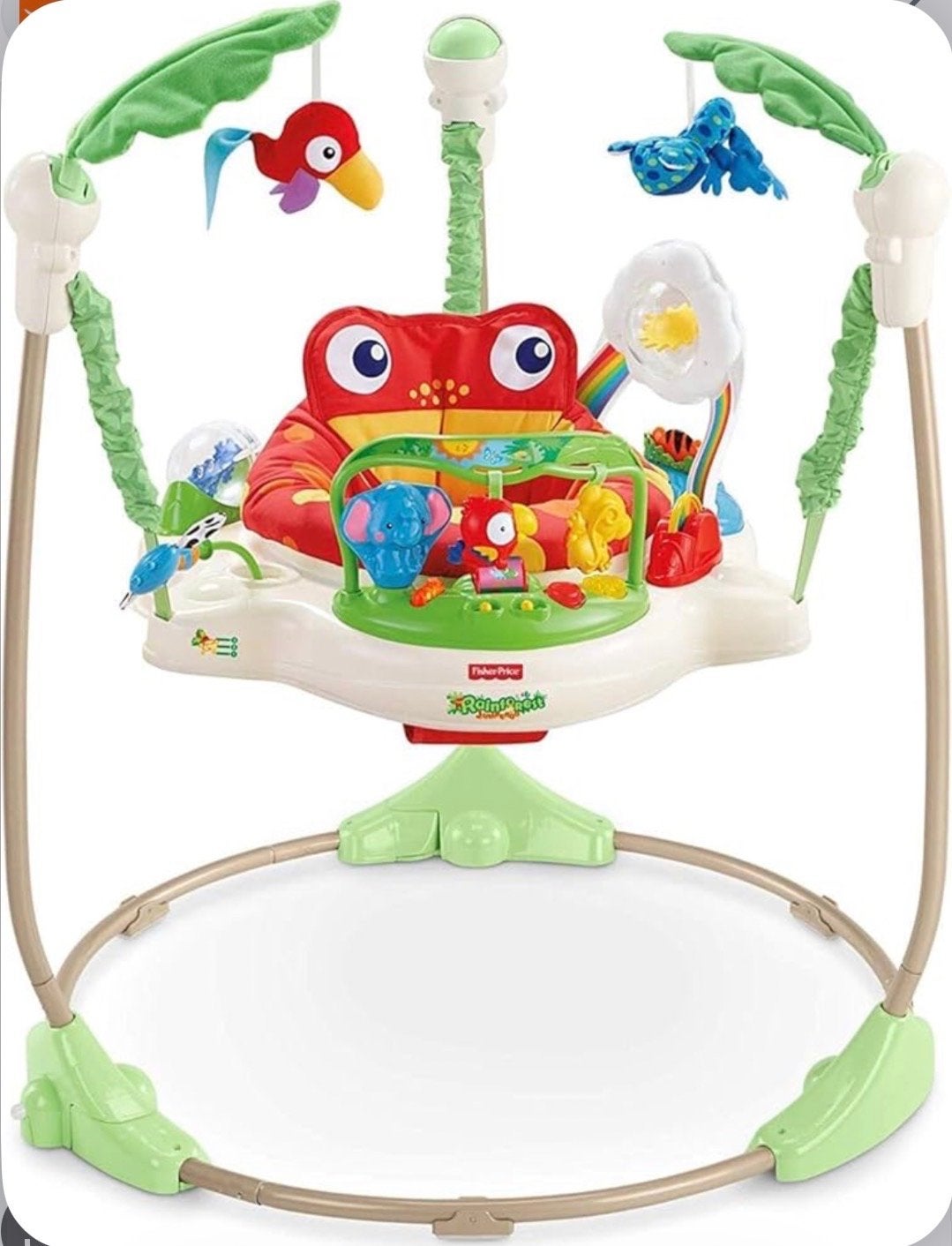 Fisher-Price Rainforest Jumperoo - Baby Activiteitencentrum, Ophalen of Verzenden, Gebruikt, Overige typen, Met licht
