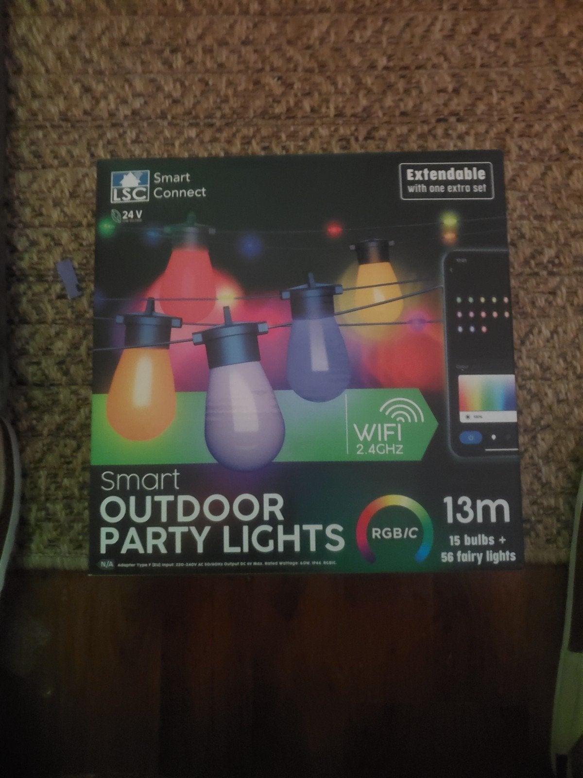 LSC Smart Connect Outdoor Party Lights RGBIC 13m, Kunststof, Minder dan 50 watt, Overige typen, Nieuw