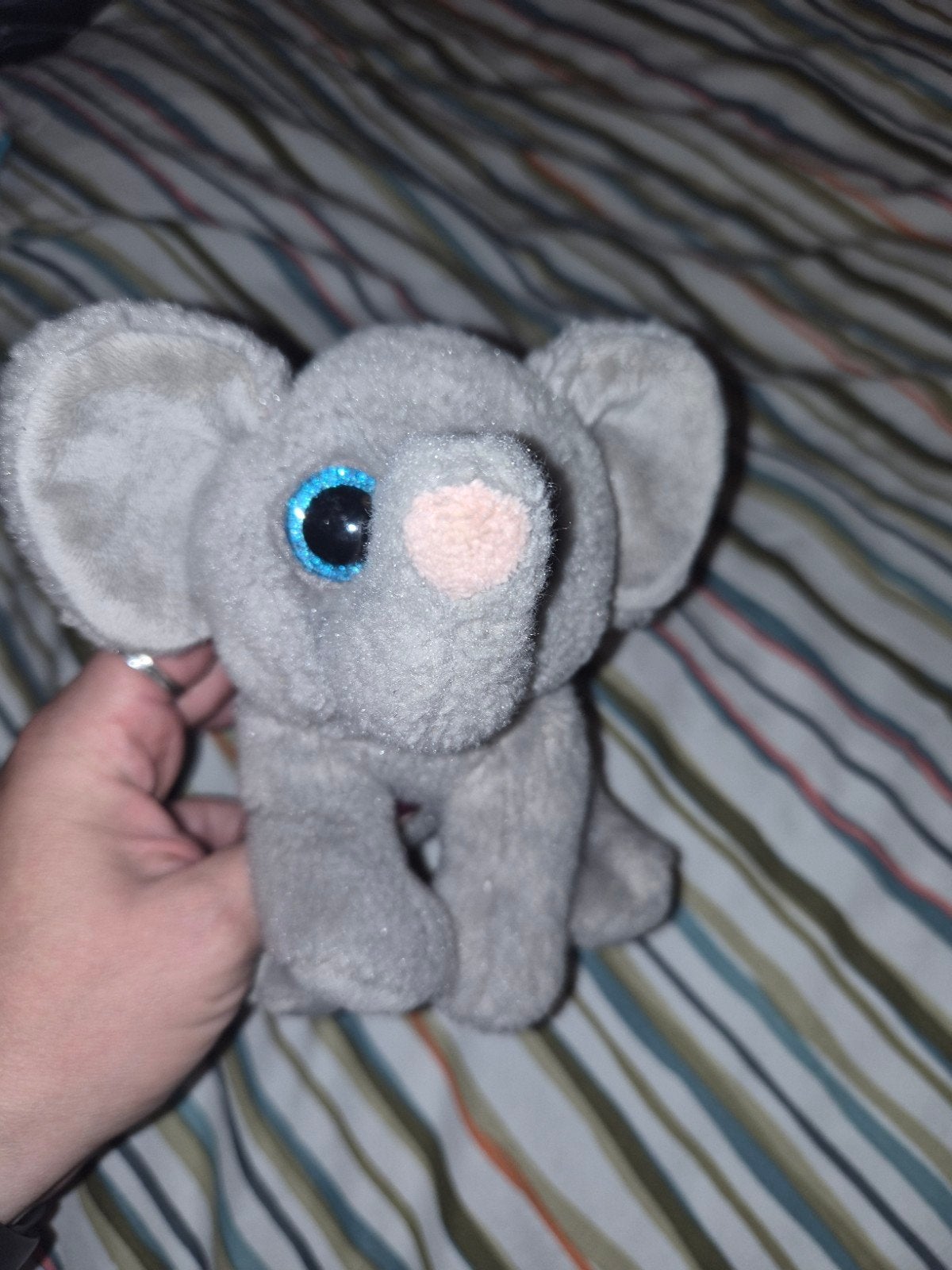 Schattig Ty Whopper Olifantje 2015, Grijs, Ophalen of Verzenden, Zo goed als nieuw, Olifant