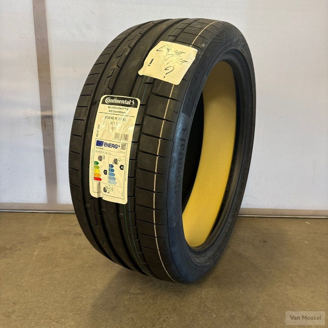 Continental SportContact 6 225/40/R20 101Y, Gebruikt, 255 mm, -, -