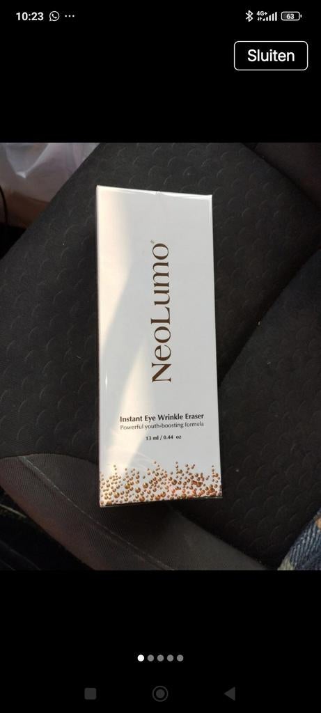 Neolumo creme, Ophalen of Verzenden, Nieuw, Gehele gezicht