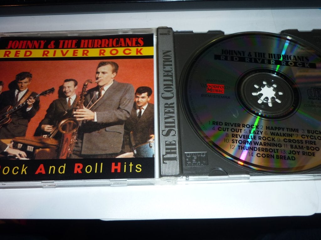 Johnny and the Hurricanes de cd red river rock, Verzenden, Zo goed als nieuw, Poprock