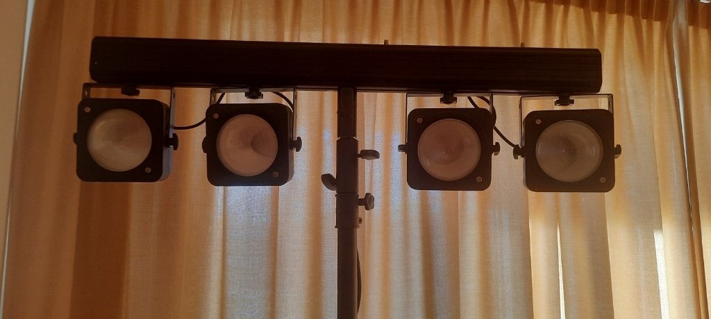 JB Systems COB-4bar licht effect set, twee stuks, Ophalen, Zo goed als nieuw, Licht, Geluidgestuurd