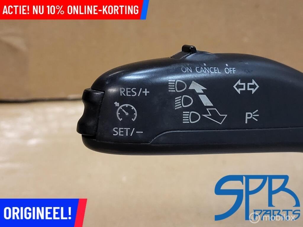 CRUISE CONTROL HENDEL VW POLO 6R COMBISCHAKELAAR STUURKOLOM, Auto-onderdelen, Gebruikt, VOLKSWAGEN, Volkswagen, Ophalen of Verzenden