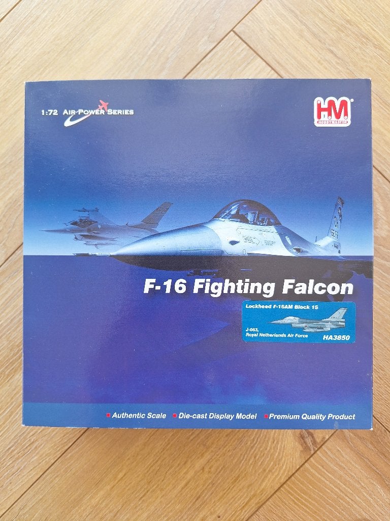 Diecast 1:72 1/72 Hobby Master F-16 Fighting Falcon J-063 Ro, Overige merken, 1:72 tot 1:144, Ophalen of Verzenden, Zo goed als nieuw