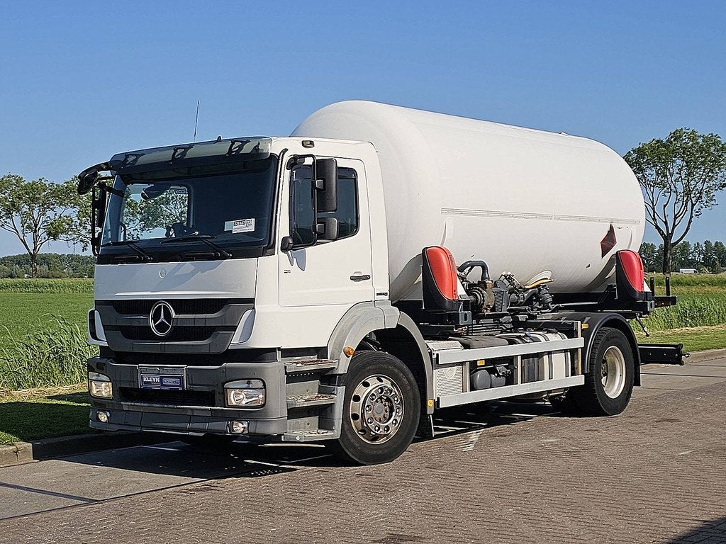 MERCEDES-BENZ AXOR 1829 lpg,propaan,butan, Auto's, Vrachtwagens, Automaat, Euro 5, Wit, Bedrijf