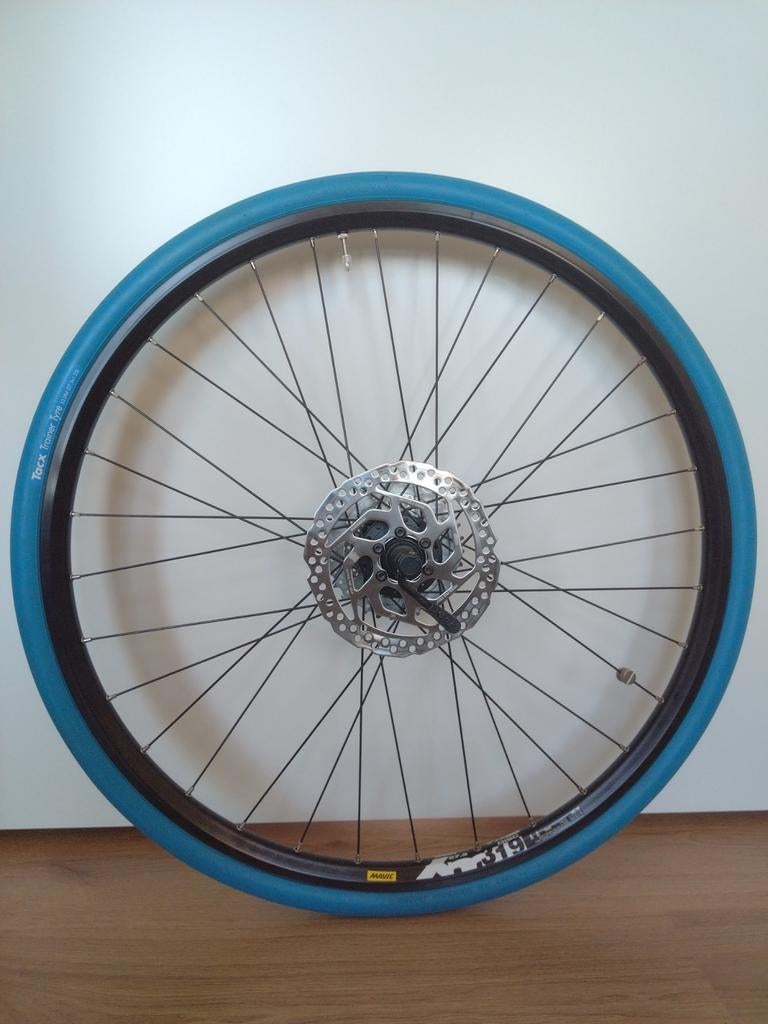 Mavic 319 Disc Wiel met Shimano FH-M525A naaf, Fietsen en Brommers, Fietsonderdelen, Ophalen, Zo goed als nieuw, Wiel, Mavic