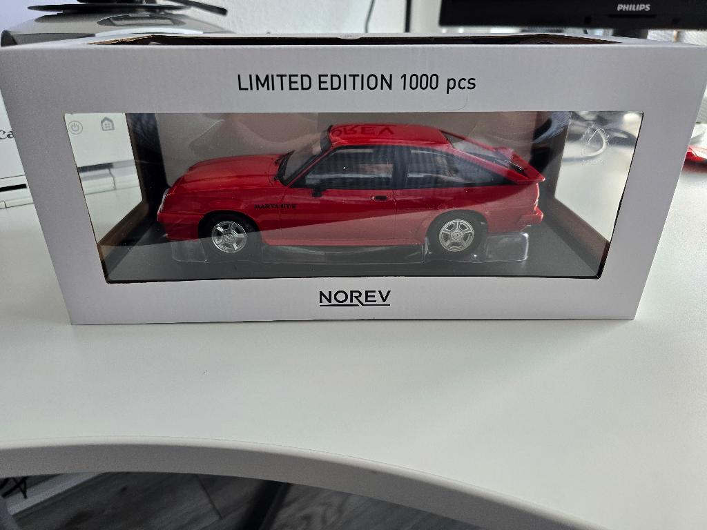 Opel Manta CC GT/E 1/18, Ophalen of Verzenden, Nieuw, Auto, Norev