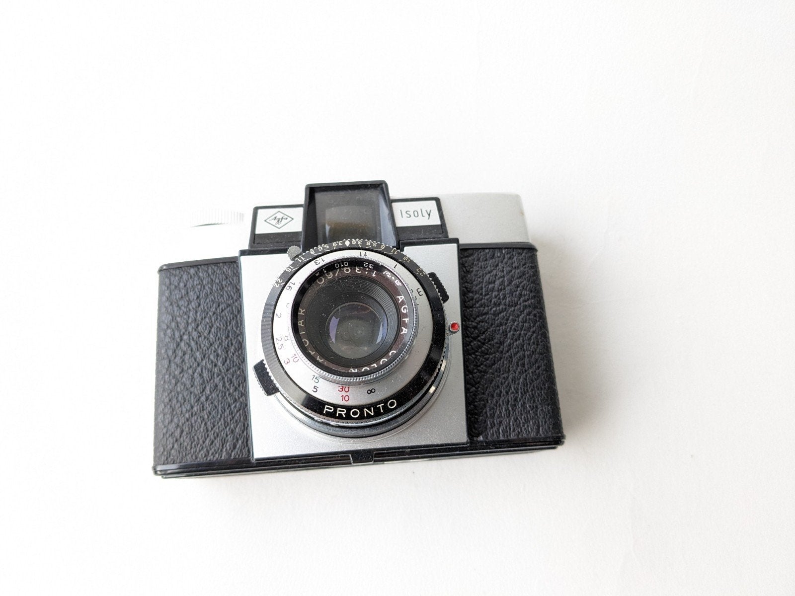 Agfa Isoly III met voorzetlens - Goed werkende staat, Ophalen of Verzenden, Zo goed als nieuw, Compact, Overige Merken
