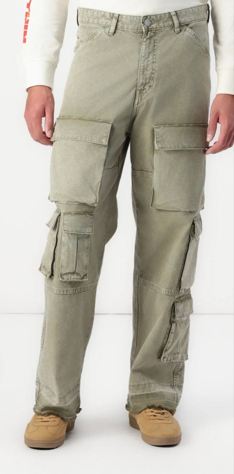 Jack & Jones Cargo Broek, Ophalen of Verzenden, Nieuw, Beige