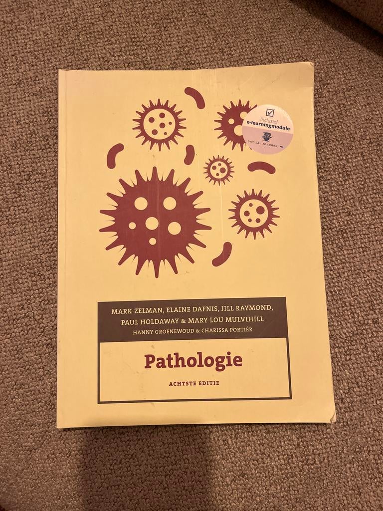 Pathologie - Achtste Editie (incl. e-learningmodule), Boeken, Ophalen of Verzenden, Beta, Gelezen, HBO