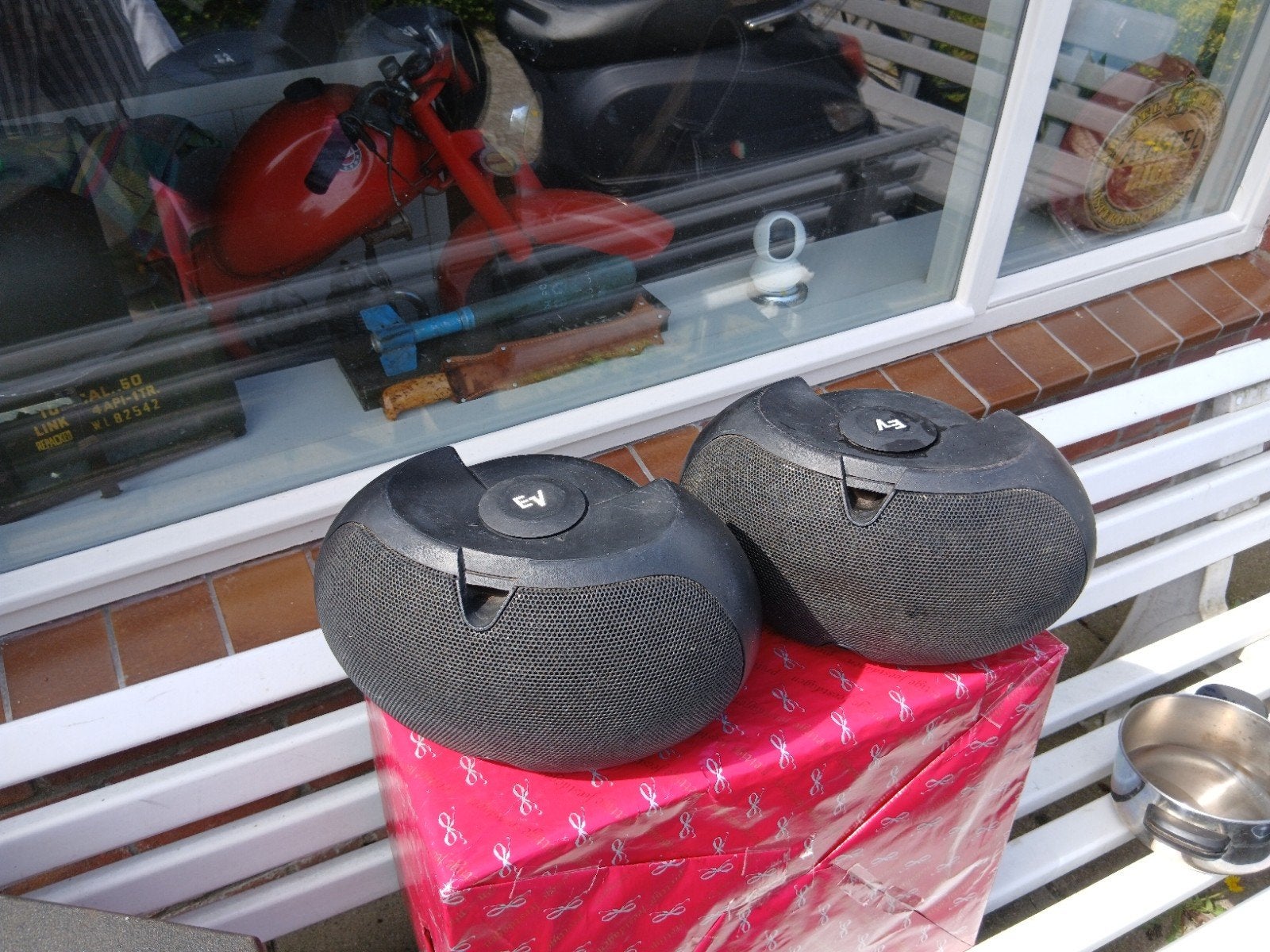 terras luidsprekers en subwoofer ev evid, Ophalen of Verzenden, Zo goed als nieuw