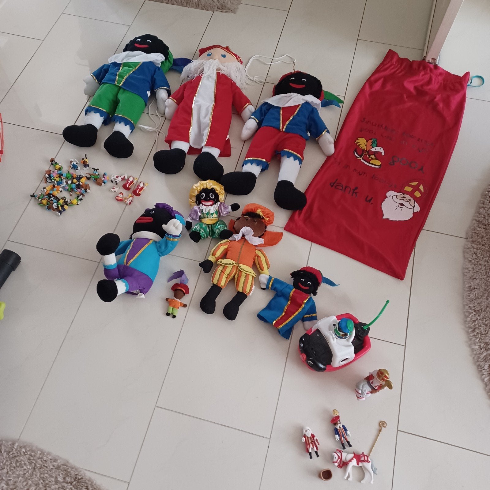 Sinterklaas en zwarte piet spulletjes 60€, Diversen, Sinterklaas, Ophalen of Verzenden