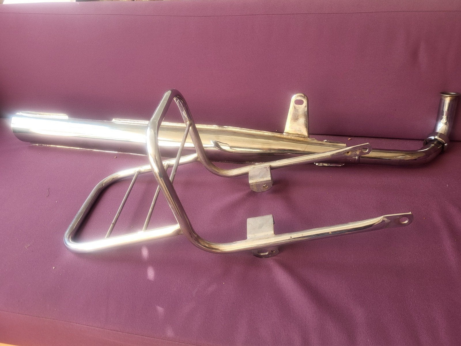 yamaha  fs1 uitlaat en bagage rek, Ophalen of Verzenden, Zo goed als nieuw, Uitlaat, Yamaha