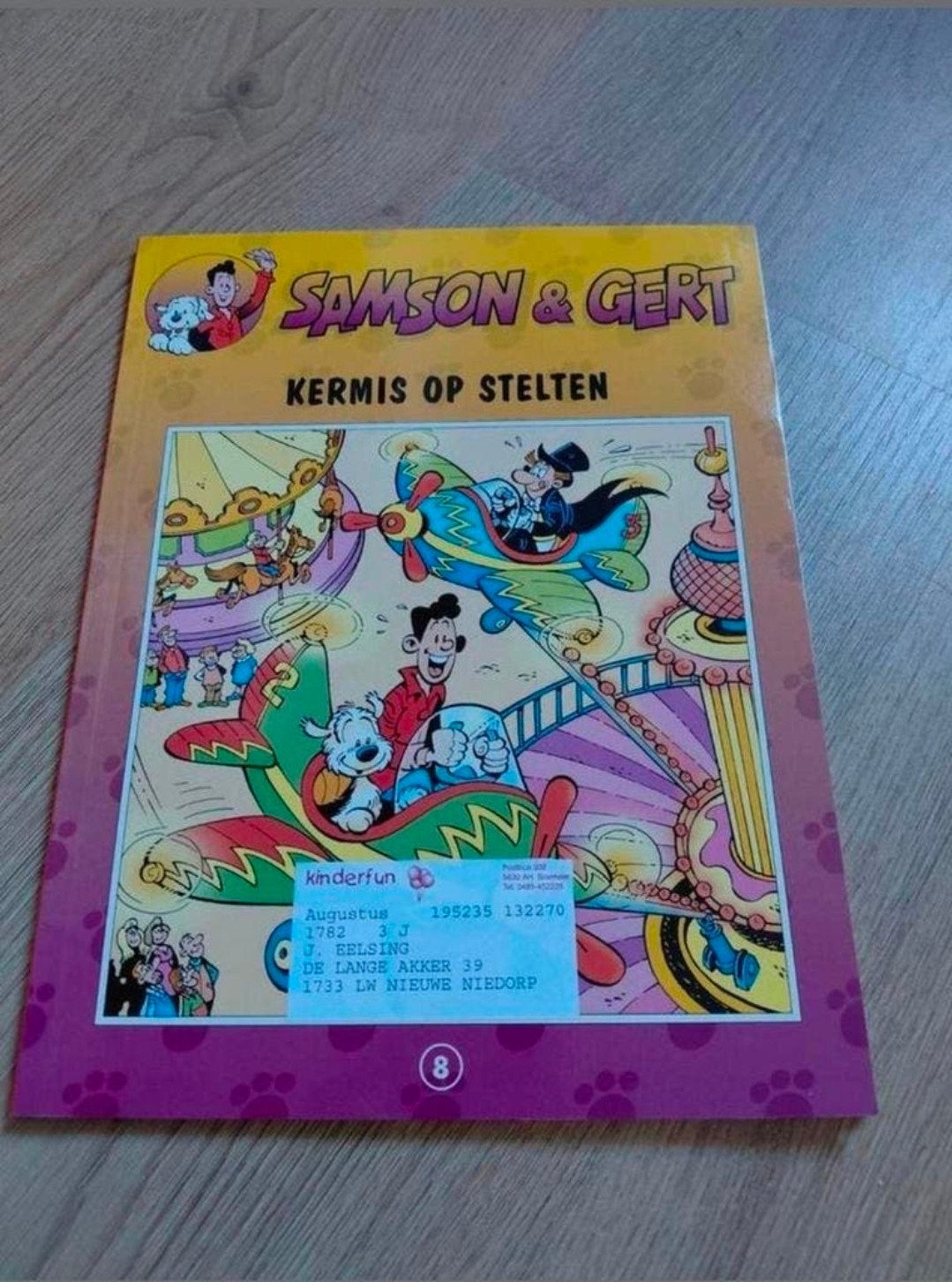 Samson & Gert - Kermis op stelten stripboek., Boeken, Eén stripboek, Ophalen of Verzenden, Zo goed als nieuw