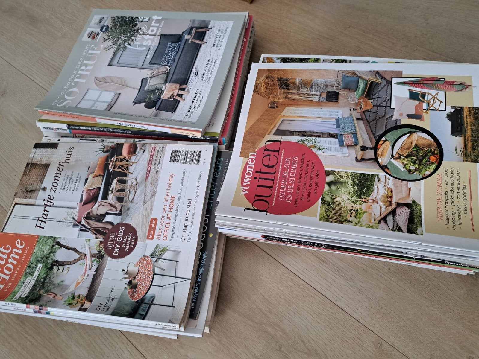 Diverse tijdschriften - Wonen, interieur en meer, Ophalen, Gelezen, Overige typen