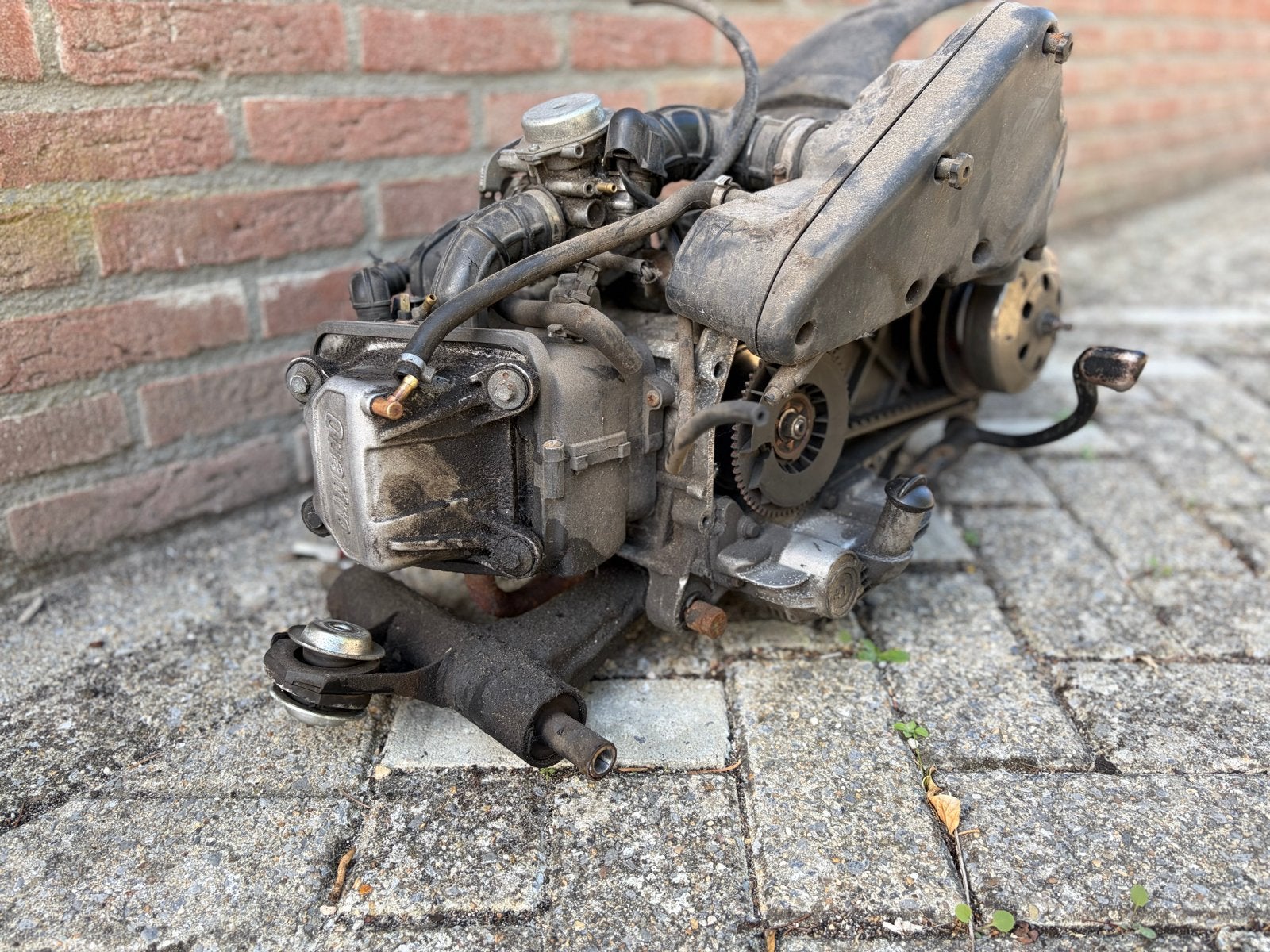 Vespa Piaggio 4V motorblok draait rond, Fietsen en Brommers, Ophalen, Gebruikt, Blok, Piaggio