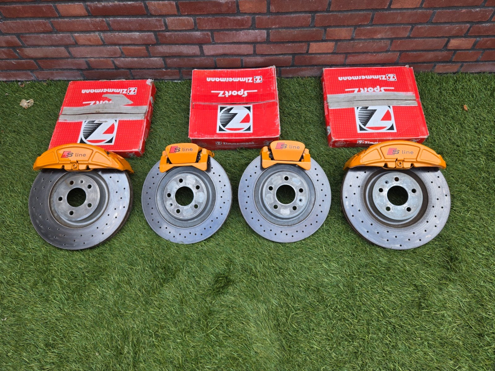 Big brake kit Audi A4 / S4 B8. Origineel  356mm / 330mm, Ophalen