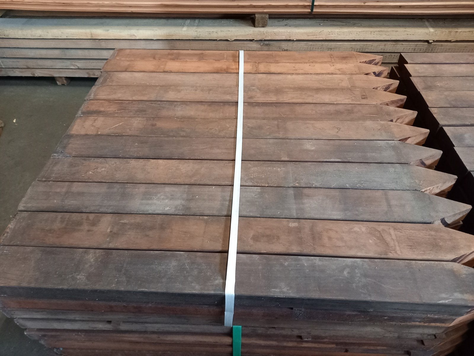 Hardhouten piketten, paaltjes, palen piketpaal 4,5 x 9 x 100, Ophalen, Palen, Nieuw, Hardhout