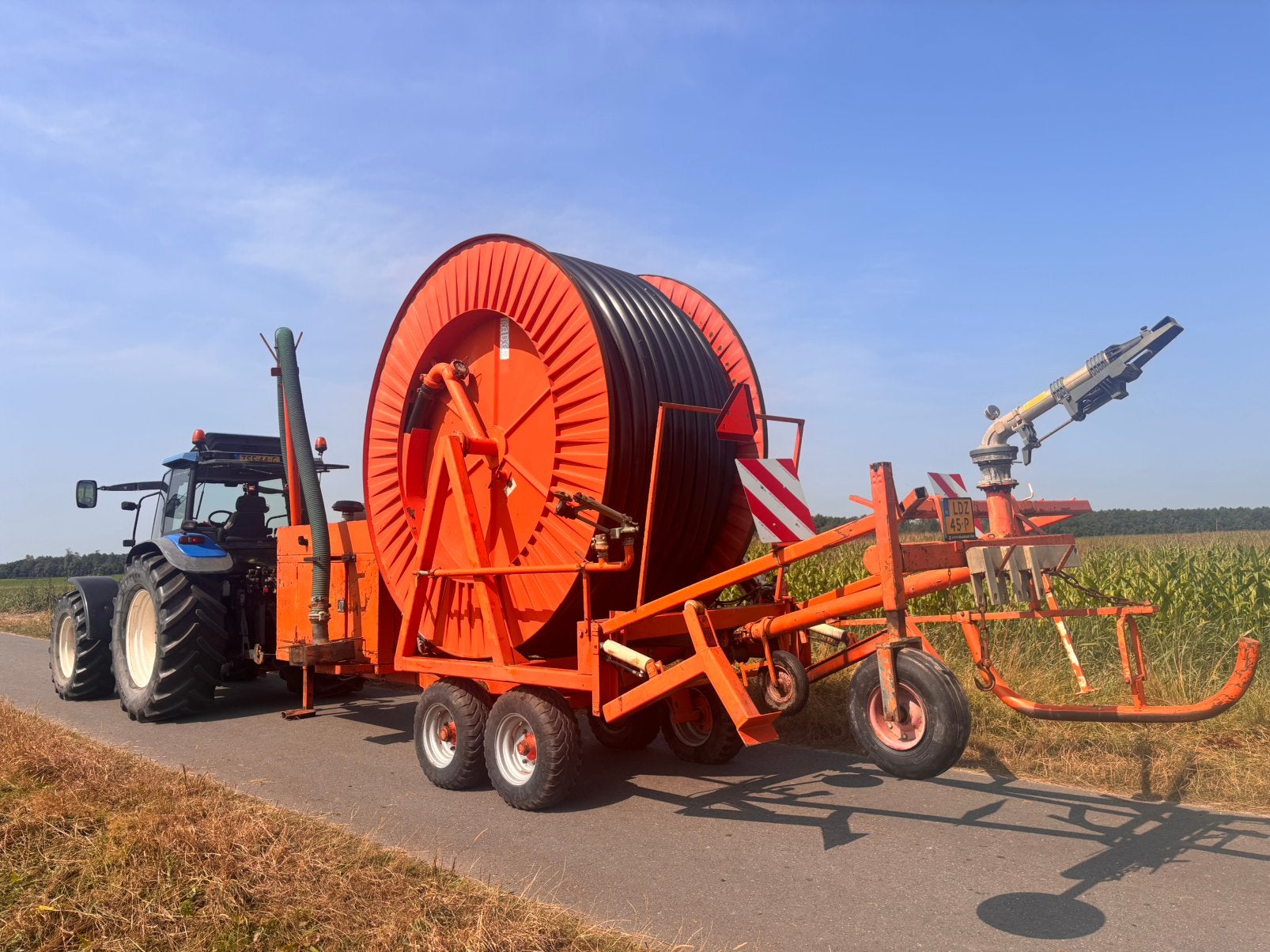 Faber beregeningshaspel 110/380 motorpomp, Ophalen, Beregening en Drainage