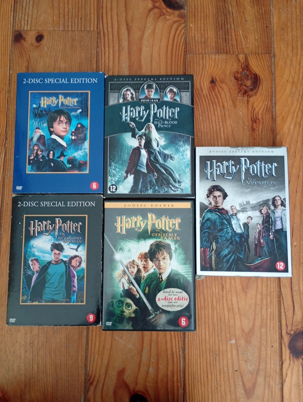 5 Titels van de Harry Potter reeks., Vanaf 12 jaar, Ophalen of Verzenden, Zo goed als nieuw