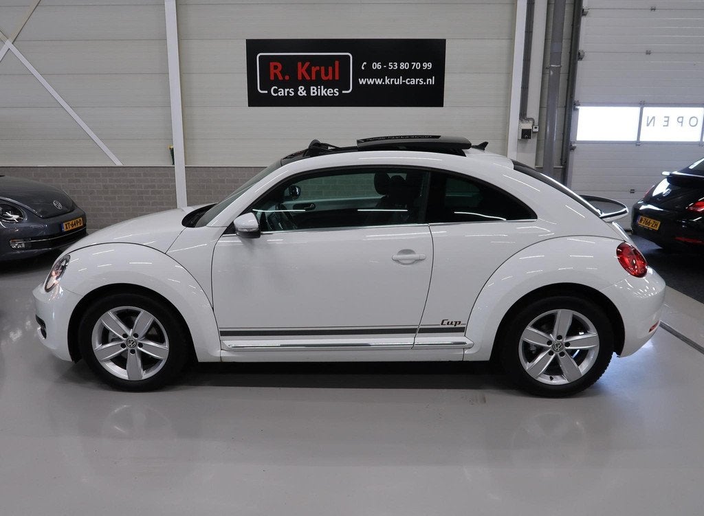 Volkswagen Beetle 1.2 TSI CUP Panoramadak Airco-ecc Navigati, Euro 5, Stof, Gebruikt, 4 cilinders