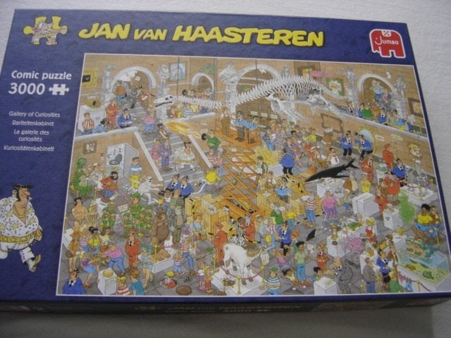 jan van haasteren puzzel 3000, Ophalen, Meer dan 1500 stukjes, Zo goed als nieuw