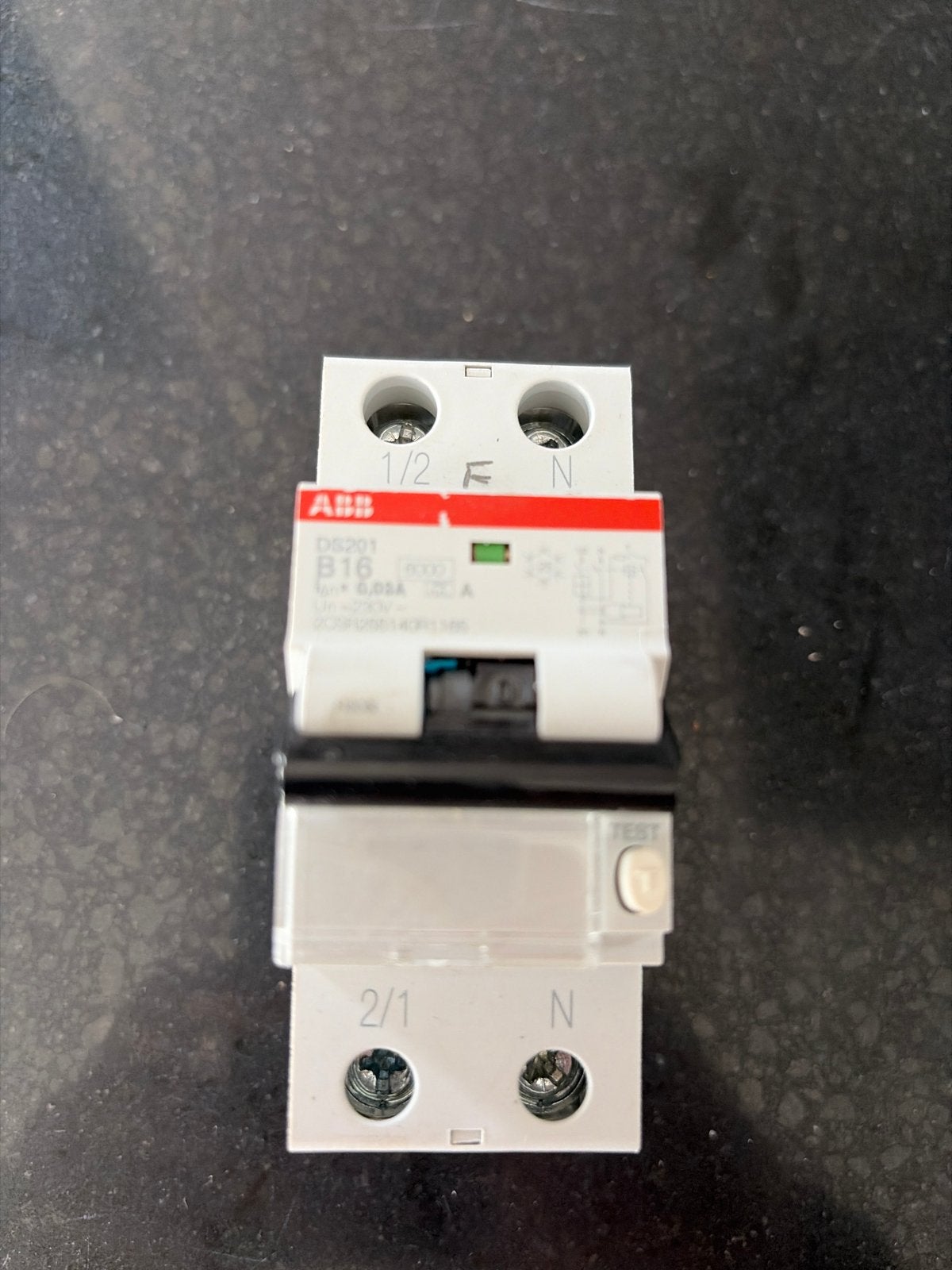 ABB Aardlekschakelaar D5201 B16, Ophalen of Verzenden, Gebruikt, ABB, Aardlekschakelaar