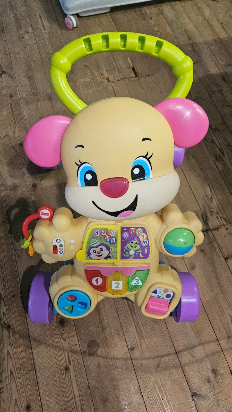 Fisher-Price Puppy Loopfiets en Loopwagen, Verzenden, Gebruikt, Duw- of Trekspeelgoed, Met licht
