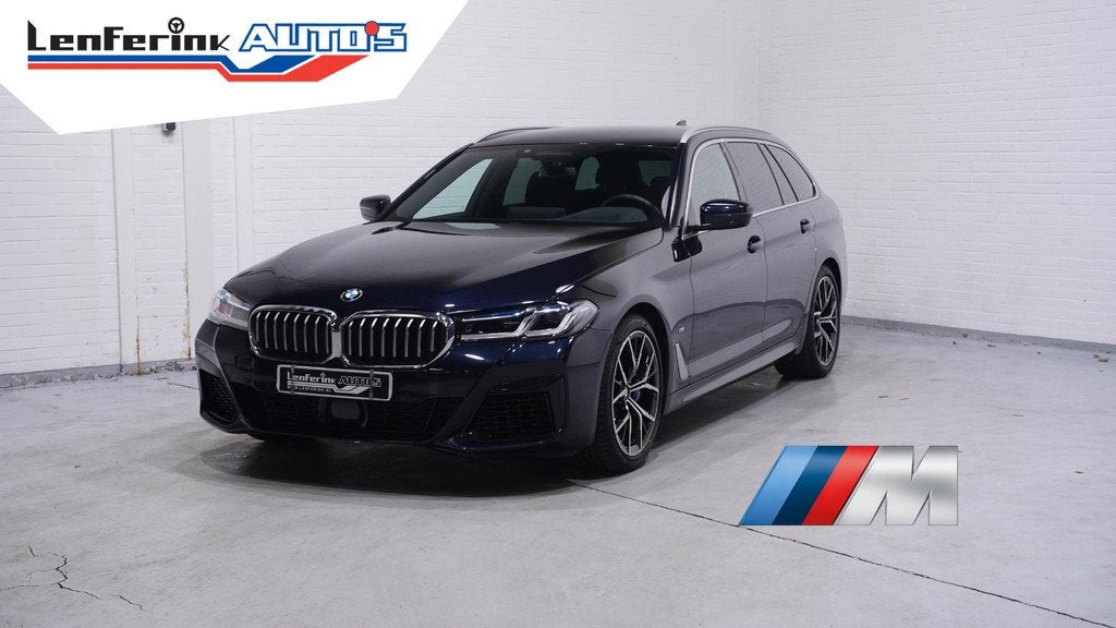 BMW 5-serie 530i M Sport 1e Eig. NAP NL-auto Laser light Nap, Auto's, Achterwielaandrijving, Gebruikt, 4 cilinders, Zwart