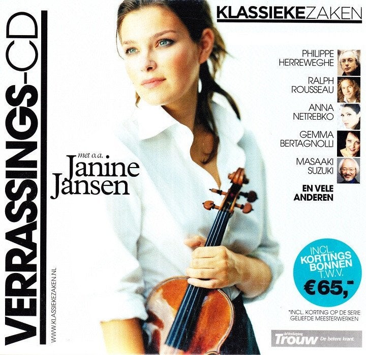 SALE--CD VARIOUS-Verrassings-CD 2009 Janine Jansen, Verzenden, Classicisme, Zo goed als nieuw, Kamermuziek