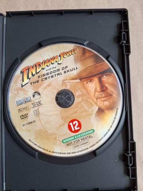 Dvd Indiana Jones hh, Vanaf 12 jaar, Ophalen of Verzenden, Zo goed als nieuw