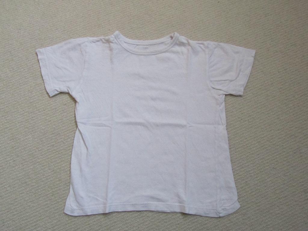 Wit shirt 110, Verzenden, Zo goed als nieuw, Jongen, Shirt of Longsleeve