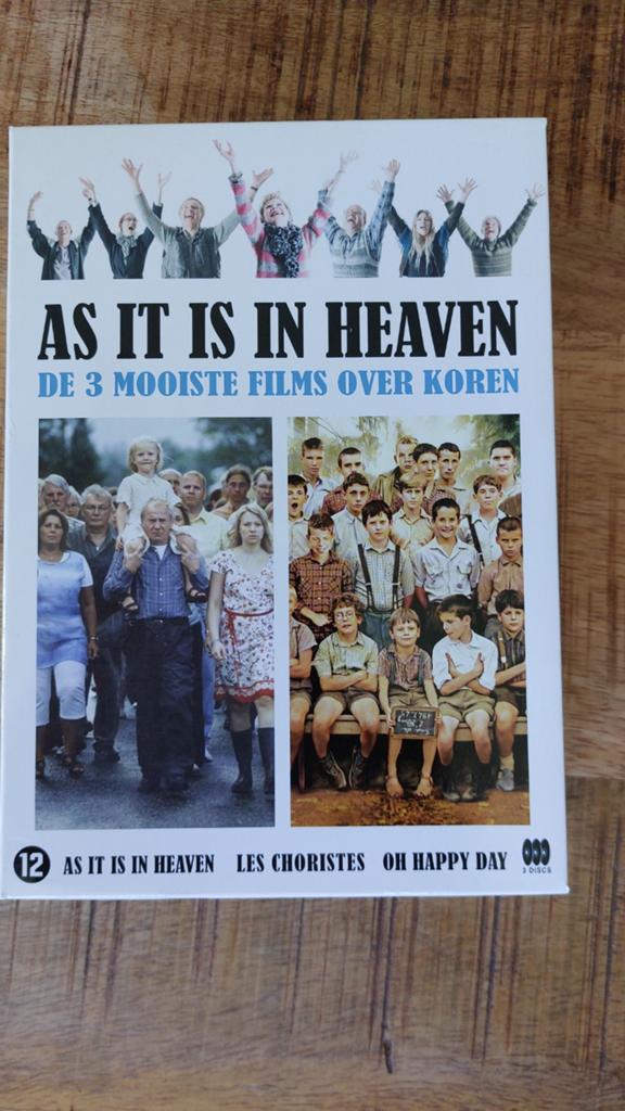 As It Is In Heaven - De 3 Mooiste Films Over Koren, Cd's en Dvd's, Vanaf 12 jaar, Ophalen of Verzenden, Zo goed als nieuw, Boxset