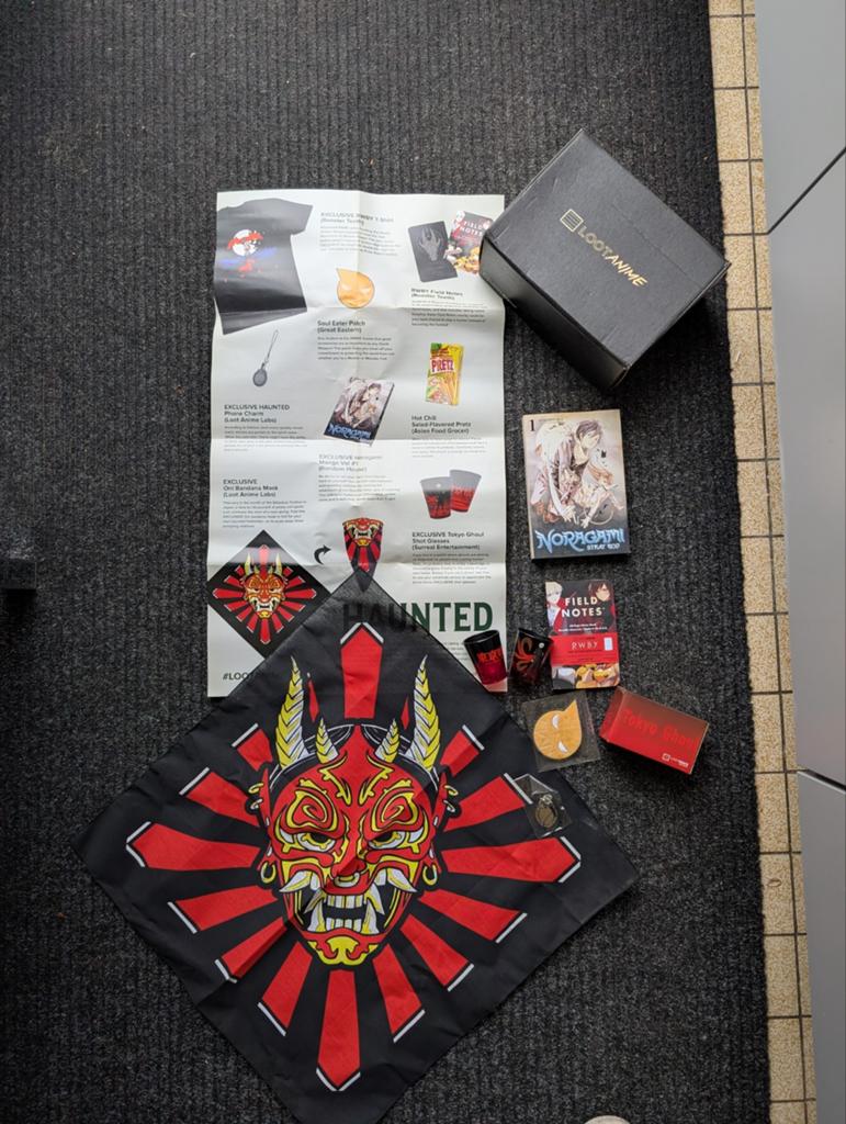Loot Anime Haunted Box 2016 - Diverse Anime Merchandise, Ophalen of Verzenden, Zo goed als nieuw