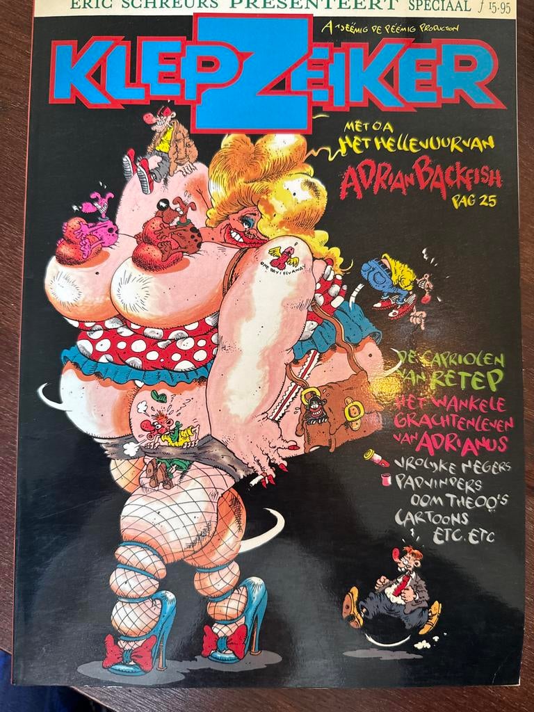 Kleptziker - Eric Schreurs - Stripboek, Eén stripboek, Ophalen of Verzenden, Gelezen