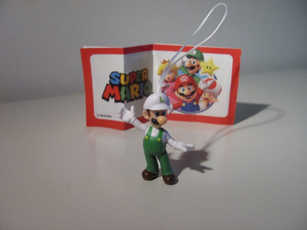 Super Mario Luigi vuur rugzak hanger, Ophalen of Verzenden, Nieuw, Hardplasticfiguren